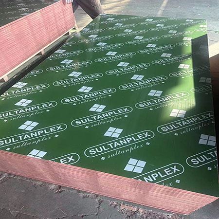 12mm 18mm Green Pp Plastic Film Faced Plywood Concrete Formwork