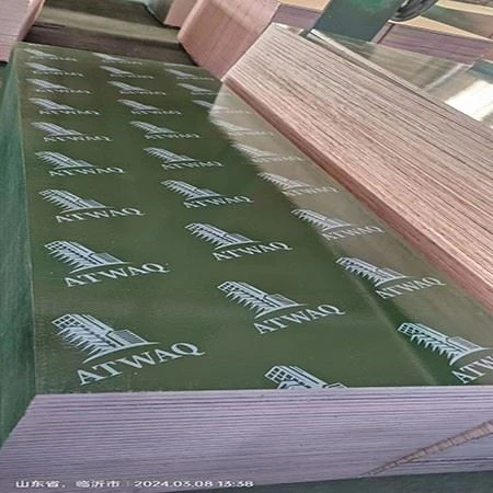 12mm 18mm Green Pp Plastic Film Faced Plywood Concrete Formwork