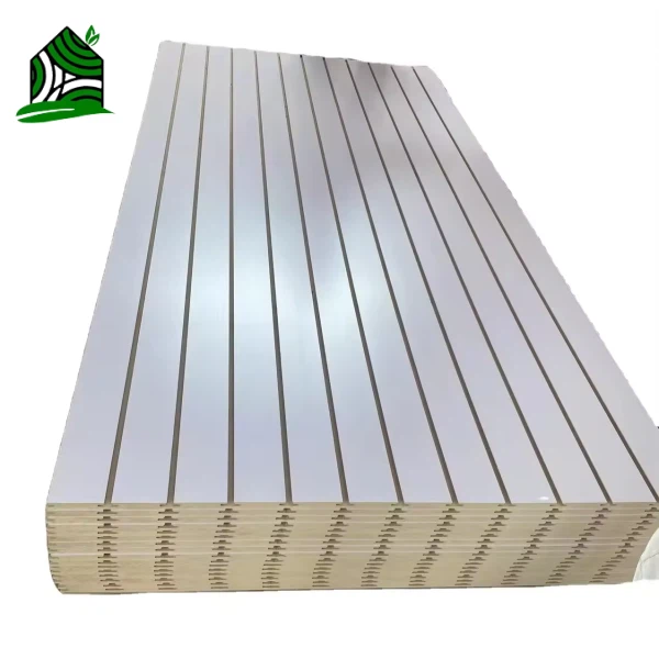 Grooved Slotted MDF Board Decorative Slatwall