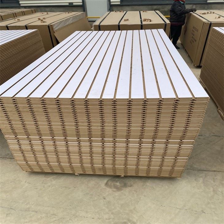 Hot Sale Cheap Melamine Slotted Mdf With Good Quality From China