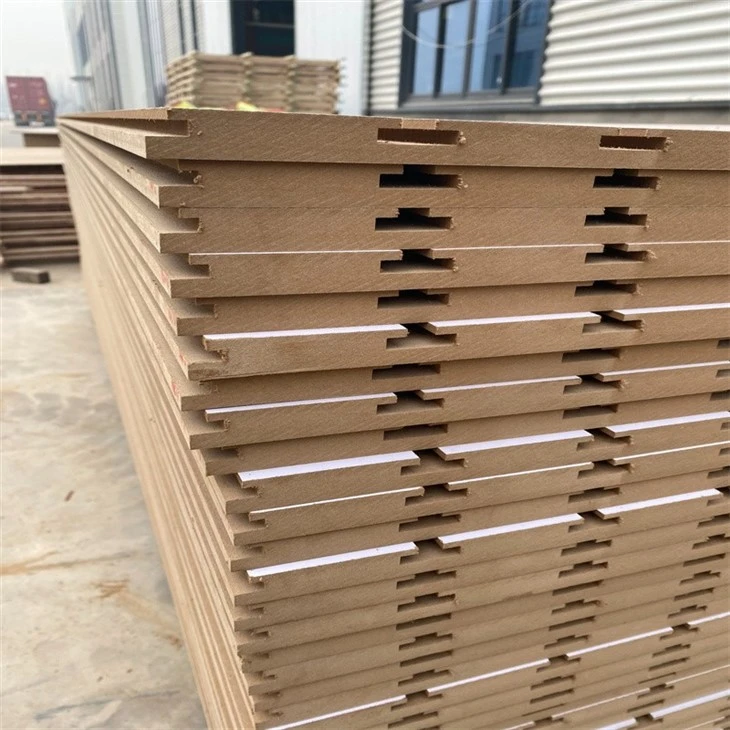 Hot Sale Cheap Melamine Slotted Mdf With Good Quality From China