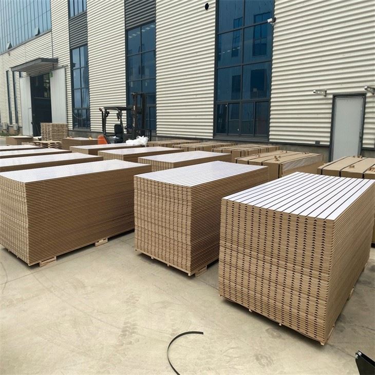 Hot Sale Cheap Melamine Slotted Mdf With Good Quality From China