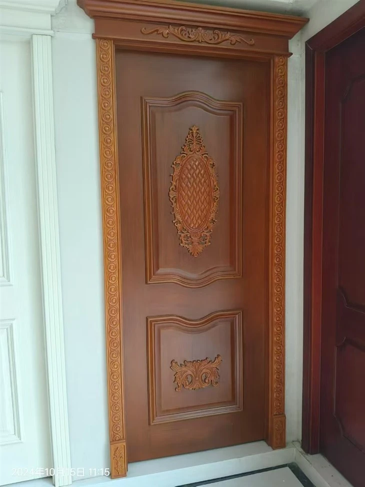 Indoor Without Paint Embossed Primer Molded Melamine Mdf Door Skin Panel 2.5mm/3mm/4mm