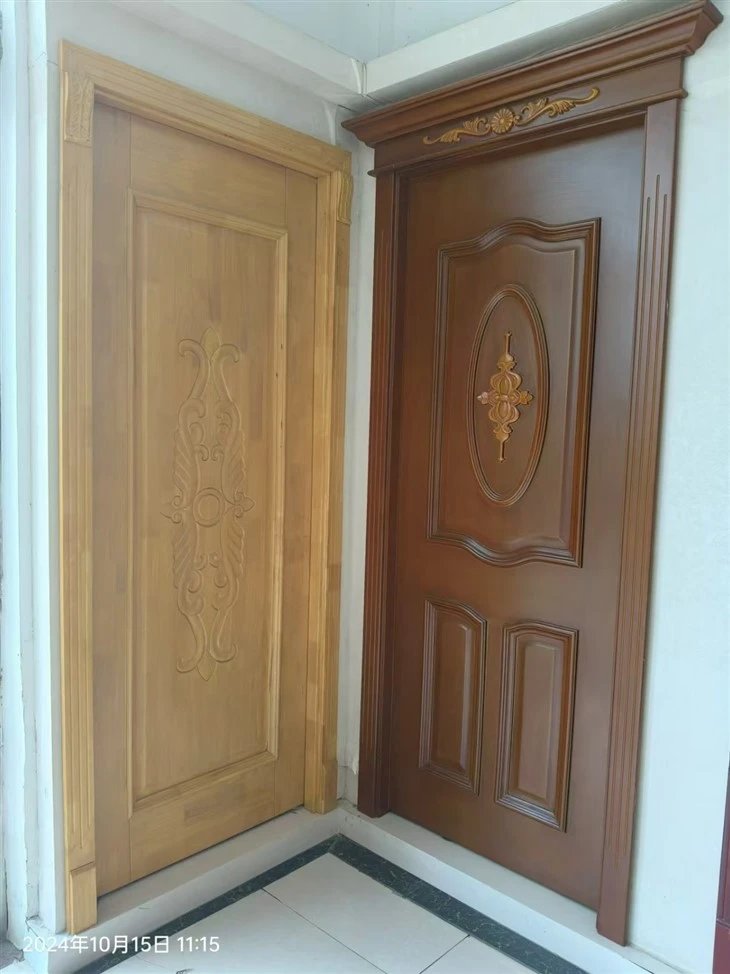 Indoor Without Paint Embossed Primer Molded Melamine Mdf Door Skin Panel 2.5mm/3mm/4mm
