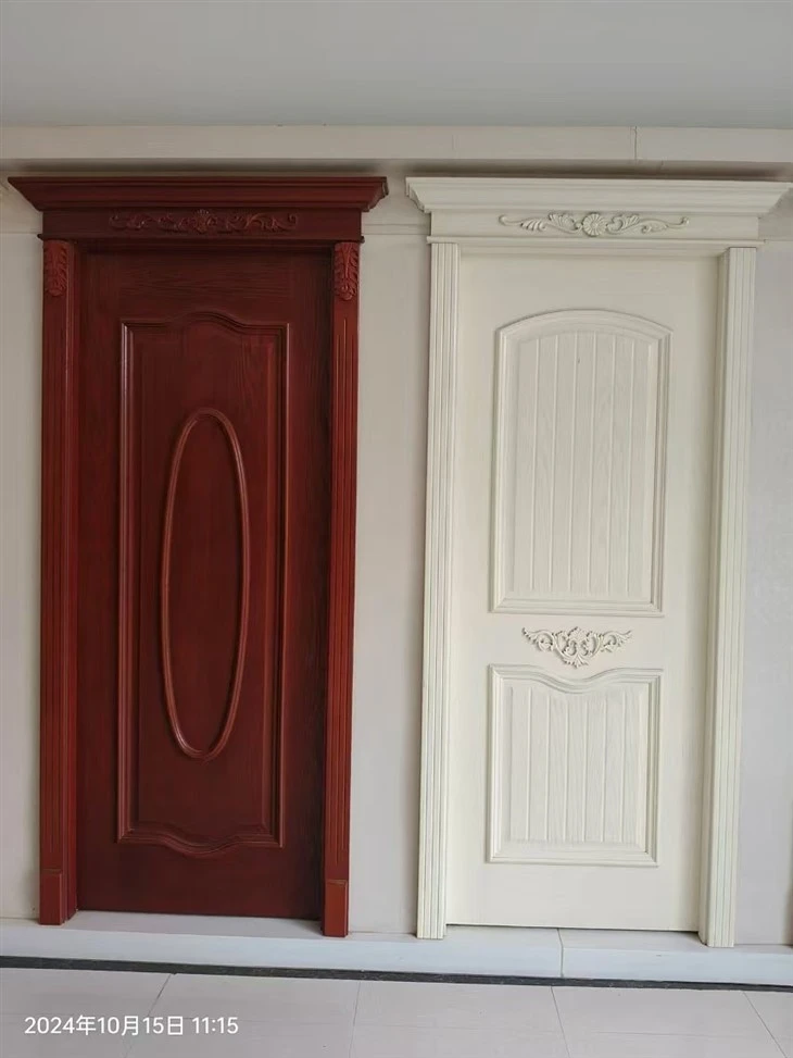 Indoor Without Paint Embossed Primer Molded Melamine Mdf Door Skin Panel 2.5mm/3mm/4mm