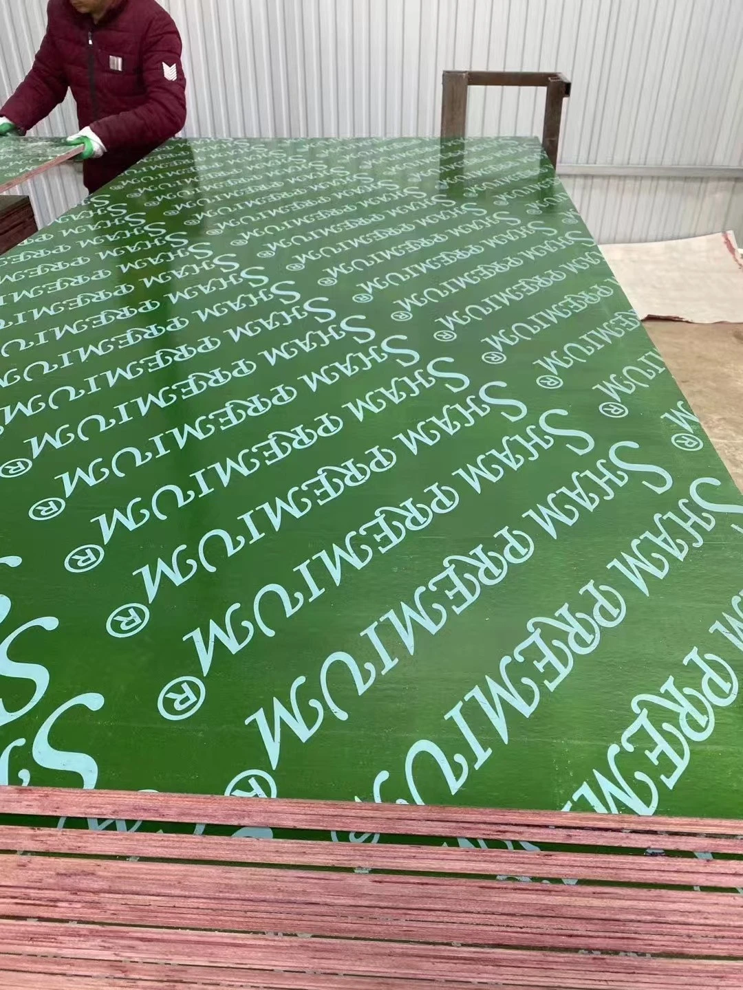 Linyi Formwork 18mm Green PP Plywood