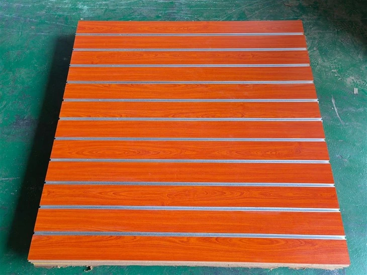 Matte/glossy Melamine Mdf Slotted/groove Slat Wall Display Panel Inserting Aluminum Strips For Store Stand Shelf Rack Hook Hanger