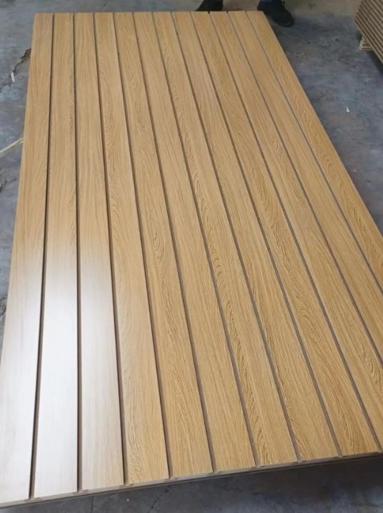 Melamine Mdf Slotted Board With Alumnium Bars in Grooves For Garage Storage/Shop Display