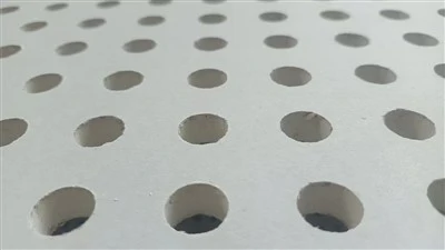 Perforated Gypsum Board, Paper Faced Gypsum Board