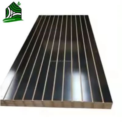 Slotted MDF Board With Aluminum Strips
