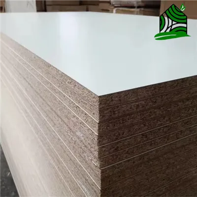 White Melamine Laminated Faced Particle Board