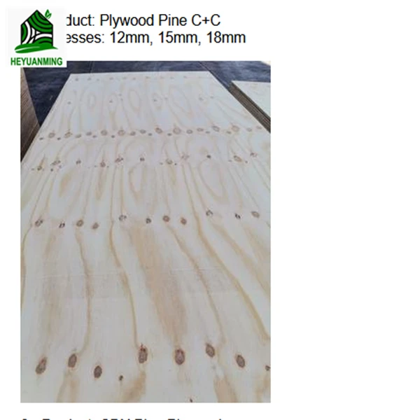 Waterproof Cdx Knotty Pine Marine Construction Plywood